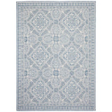 Floral Damask Indoor/Outdoor Area Rug