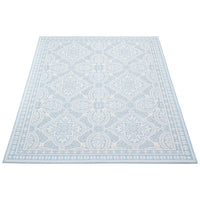 Floral Damask Indoor/Outdoor Area Rug