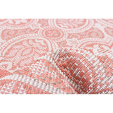 Floral Damask Indoor/Outdoor Area Rug