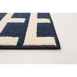 Checkered Blue Indoor/ Outdoor Soft Rug