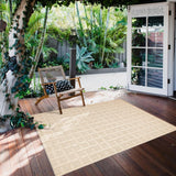 Checkered Blue Indoor/ Outdoor Soft Rug
