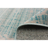 Teal Blue Leela Modern & Contemporary Soft Rug