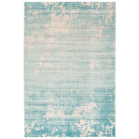 Teal Blue Leela Modern & Contemporary Soft Rug