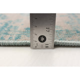 Teal Blue Leela Modern & Contemporary Soft Rug