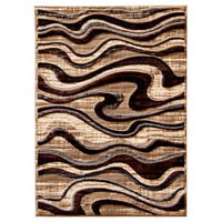 Brown Chocolate Yasmine Casual Soft Rug