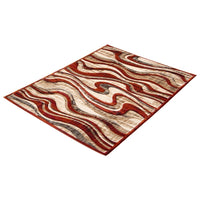 Brown Chocolate Yasmine Casual Soft Rug