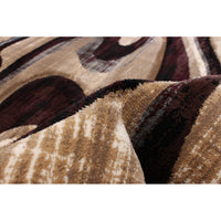 Brown Chocolate Yasmine Casual Soft Rug