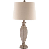 Edith Distressed Traditional 28-inch Table Lamp - 28"H x 14"W x 14"D