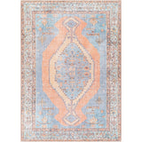 Vintage Medallion Printed Machine Washable Area Soft Rug