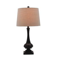 1553ORB 28" Genie Bottle Metal Table Lamp in Oil Rubbed Bronze