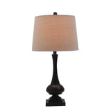 1553ORB 28" Genie Bottle Metal Table Lamp in Oil Rubbed Bronze