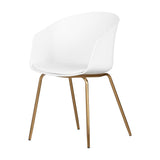 Flam Chair with Metal Legs, Multiple Colors