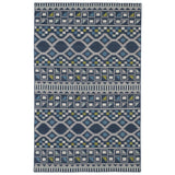 Nomad Collection Blue Soft Area Rug