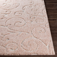 Transitional Scroll Plush Soft Area Rug