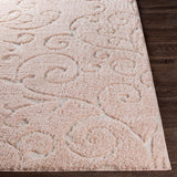 Transitional Scroll Plush Soft Area Rug