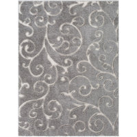 Transitional Scroll Plush Soft Area Rug