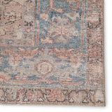 Chambers Blue and Beige Medallion Soft Area Rug