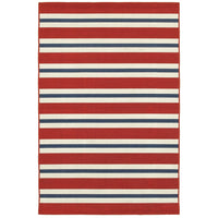 Gill Horizontal Striped Soft Area Rug