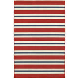 Gill Horizontal Striped Soft Area Rug