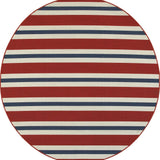 Gill Horizontal Striped Soft Area Rug