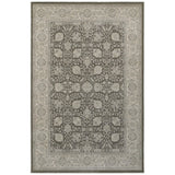 Border Floral Panel Soft Area Rug