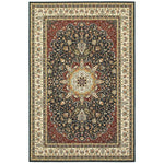 Stora Red/Ivory Classic Medallion Soft Area Rug