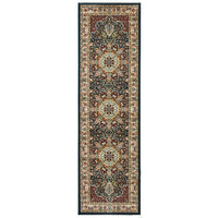 Stora Red/Ivory Classic Medallion Soft Area Rug