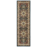 Stora Red/Ivory Classic Medallion Soft Area Rug