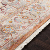 Wideman Vintage Persian Traditional Red and Beige Soft Area Rug
