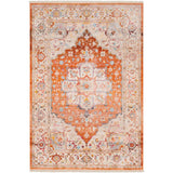 Wideman Vintage Persian Traditional Red and Beige Soft Area Rug