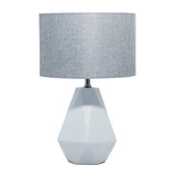 Grey Cement Modern Table Lamp 22 x 14 x 14