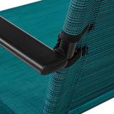 Greyson Square Set of 2 Outdoor Patio Steel Sling Folding Chair, Beige