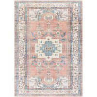 Vintage Medallion Printed Machine Washable Area Soft Rug