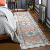Vintage Medallion Printed Machine Washable Area Soft Rug