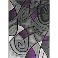 Abstract Modern Contemporary Swirls Pattern Soft Area Rug