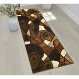 Abstract Modern Contemporary Swirls Pattern Soft Area Rug