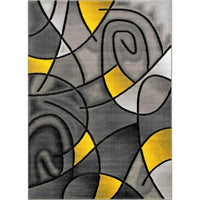 Abstract Modern Contemporary Swirls Pattern Soft Area Rug