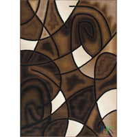 Abstract Modern Contemporary Swirls Pattern Soft Area Rug