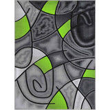 Abstract Modern Contemporary Swirls Pattern Soft Area Rug