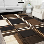 Modern Contemporary abstract Hand Carved Area Rug