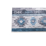 Southwestern Rugs Inspired Modern Faded Tribal Floor cover, Super soft and plush