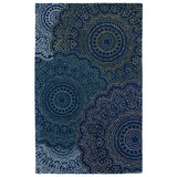 DIVINE COLLECTION floral Fire Soft Area Rug