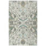 Hand Tufted Polyester Foist Soft Area Rug silver