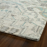 Hand Tufted Polyester Foist Soft Area Rug silver
