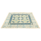 Hand-knotted Signature Collection Cream Wool Rug