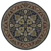 Tara Collection Navy Soft Area Rug