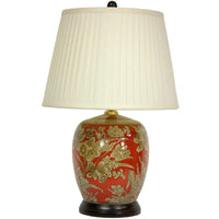 Handmade Floral Bouquet Jar Lamp (China)