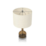 The Curated Nomad Homer Contemporary Amber Table Lamp