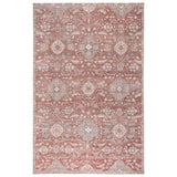 Collins Indoor/Outdoor Oriental Red/Grey Soft Area Rug