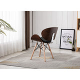 Home Beyond Black Synthetic Leather Leisure Arm Chair